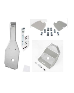 Ricochet Off-Road ATV Honda TRX250 / TRX250X 4-Piece Complete Aluminum Skid Plate Set Eskape.ca