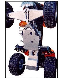 Ricochet Off-Road ATV Kawasaki KFX700 V-Force 4-Piece Complete Aluminum Skid Plate Set Eskape.ca