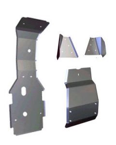 Ricochet Off-Road ATV Kawasaki Prairie 360 4-Piece Complete Aluminum Skid Plate Set Eskape.ca