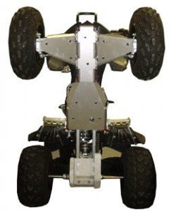 Ricochet Off-Road ATV Yamaha Raptor 250 4-Piece Complete Aluminum Skid Plate Set Eskape.ca