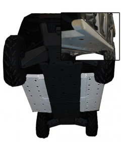 Ricochet Off-Road UTV Polaris Ranger Crew 800 2-Piece Rock Slider & Floorboard Skid Plate Set Eskape.ca