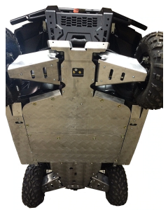 Ricochet Off-Road UTV Polaris Ranger XP 900 10-Piece Complete Aluminum or UHMW Skid Plate Set Eskape.ca