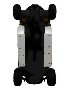 Ricochet Off-Road UTV Can-Am Commander Max 4-Piece Floorboard Skid Plates & Rock Sliders Eskape.ca
