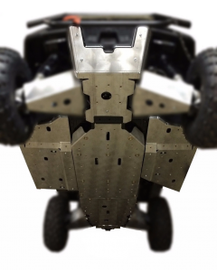 Ricochet Off-Road UTV Polaris Ranger 570 Full-Size 5-Piece Full Frame Skid Plate Set with Rock Sliders Eskape.ca
