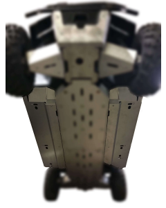 Ricochet Off-Road UTV Polaris Ranger Crew 570-4 2-Piece Rock Slider & Floorboard Skid Plate Set Eskape.ca