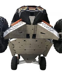 Ricochet Off-Road UTV Can-Am Maverick X3 X RS 10-Piece Complete Aluminum Skid Plate Set Eskape.ca