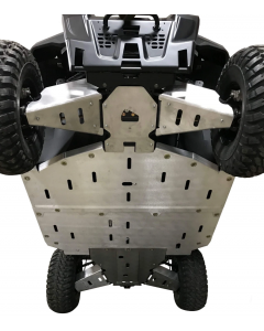 Ricochet Off-Road UTV Polaris Ranger 1000 8-Piece Complete Aluminum Skid Plate Set Eskape.ca