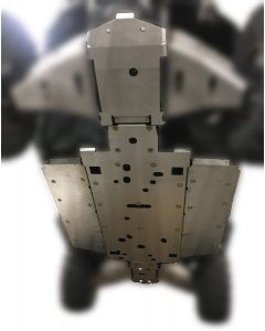 Ricochet Off-Road UTV Yamaha Wolverine R MAX 4 5-Piece Full Center Frame Skid Plates Eskape.ca