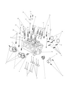 Segway SSV Cylinder head sub-assembly