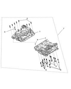 Segway UT10 Crew U5 Crankcase Sub-assembly
