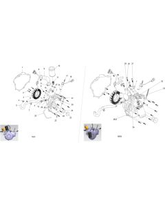 Segway SSV Left crankcase cover sub-assembly