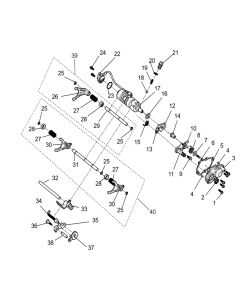 Segway SSV Shift control components