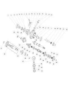 Segway UT10 Crew U5 Transmission Components (with Diff)