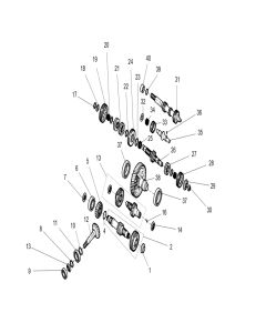 Segway Fugleman UT10 Transmission components