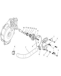 Segway UT10 Crew U5 Water Pump Assembly
