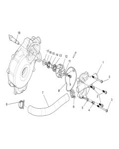 Segway SSV Water Pump assembly