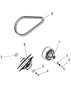 Segway UT10 Crew U5 CVT Assembly