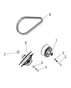 Segway SSV CVT assembly Cvtech