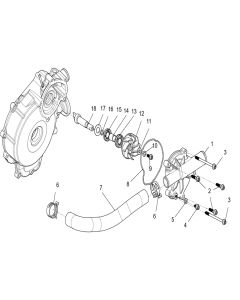 Segway Fugleman UT10 Water Pump Assembly