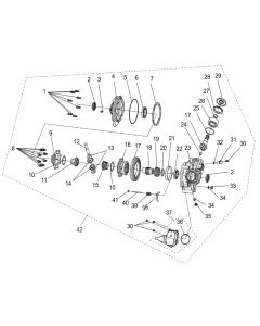 Segway UT10 Crew U5 Front Axle Assembly