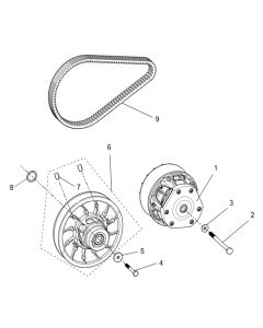 Segway Fugleman UT10 CVT Assembly HZ CVT