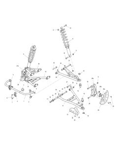 Segway UT10 Crew U5 Front Suspension Assembly