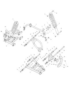 Segway UT10 Crew U5 Rear Suspension Assembly