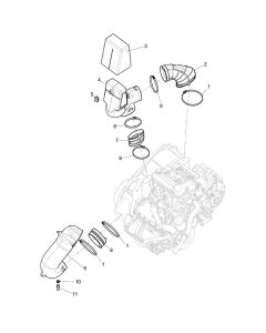 Segway Fugleman UT10 CVT Intake and Exhaust