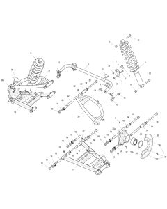 Segway Fugleman UT10 Rear Suspension Assembly
