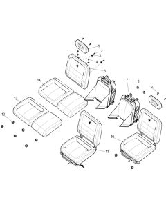 Segway Fugleman UT10 Seat Assembly