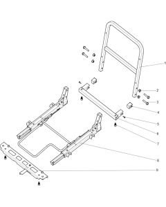 Segway Fugleman UT10 Seat Bracket Assembly