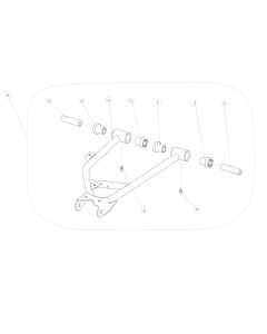 Segway AT6 Upper Weld Arm (RL)