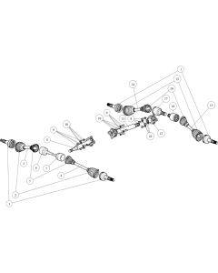 Segway AT6 Around Half Shaft (LONG ,LTD)