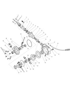 Segway AT6 JN Rear Axle(With Differential , no Abs) 