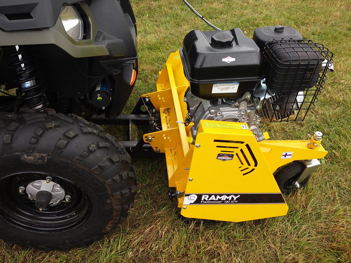Rammy ATV Thrower Plow - Briggs & Stratton Engine