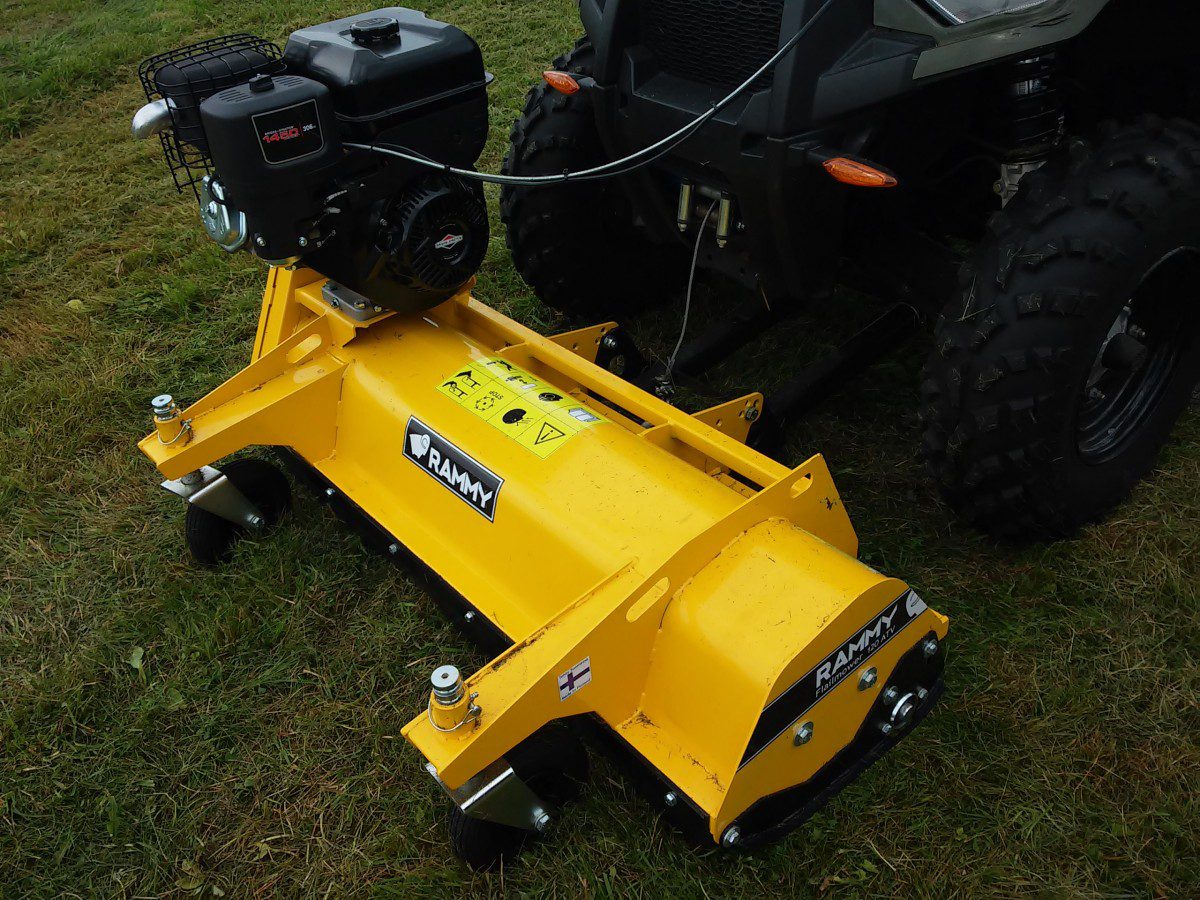 Rammy ATV Thrower Plow - Front Mount Flail Mower