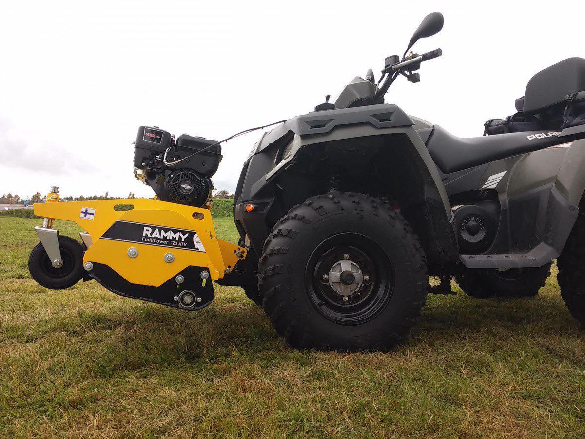 Rammy ATV Thrower Plow - Lightweight and Compact